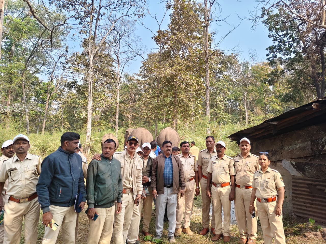 लेखापाल/लिपिक/वनपाल यांचे पायाभूत प्रशिक्षण क्षेत्रीय दौरा सेमाडोह-बोरी-हरिसाल