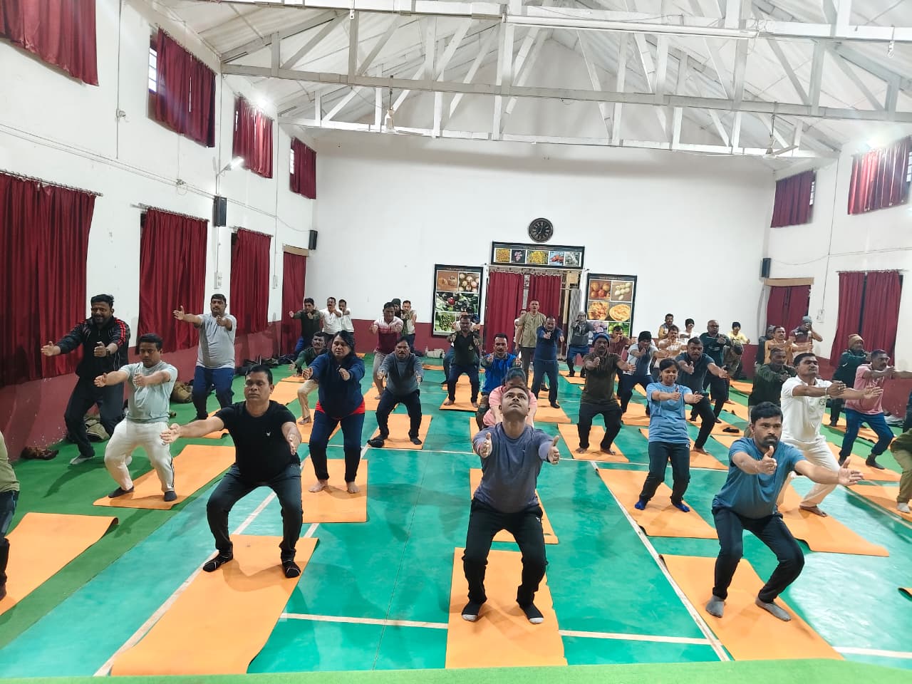 लेखापाल/लिपिक/वनपाल यांचे अल्पमुदत प्रशिक्षण योगा क्लास