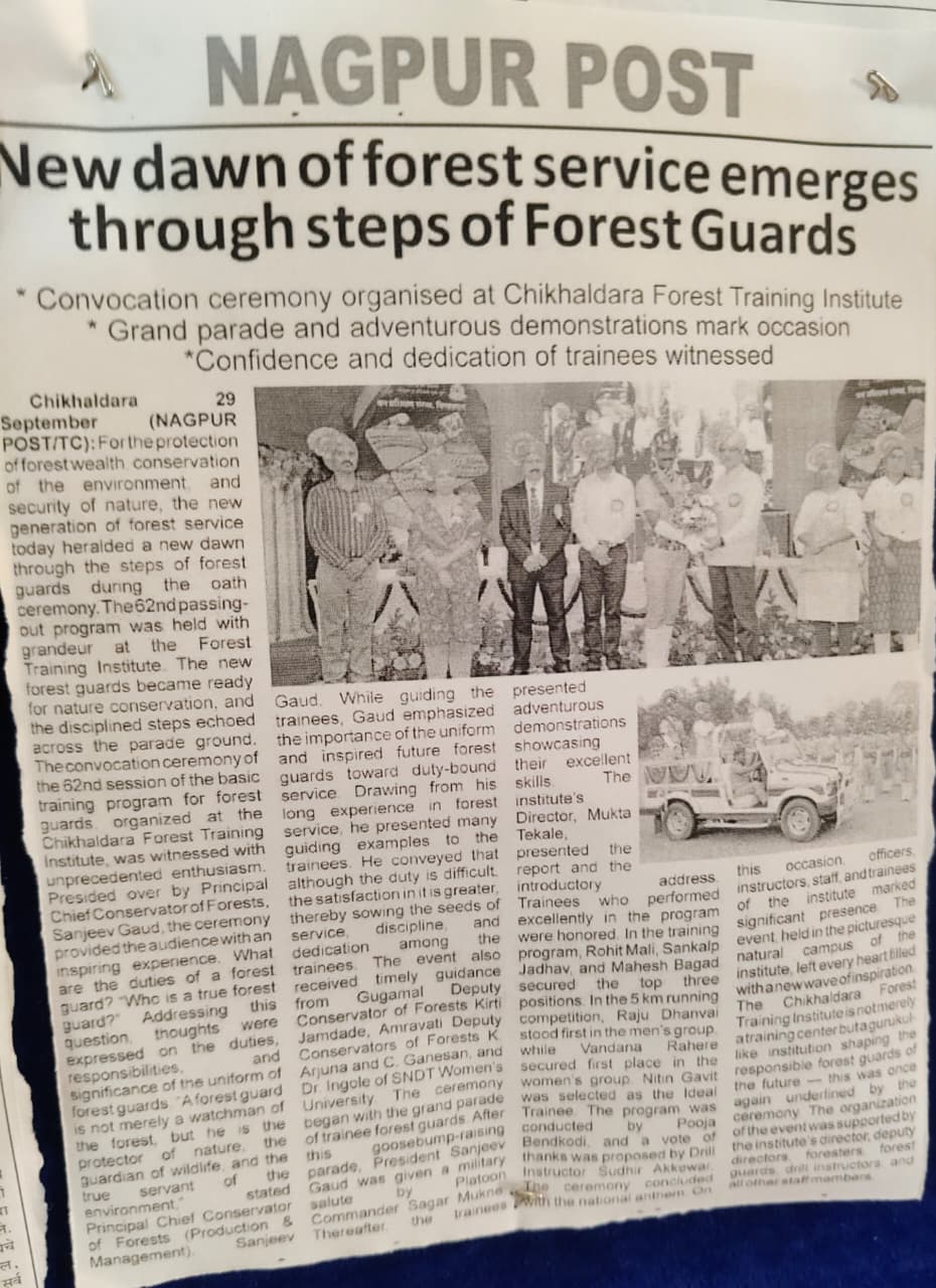 New dawn of forest service emerges through steps of Forest Guards